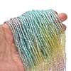 Transparent Painted Glass Beads Strands DGLA-A034-T2mm-A15-2