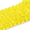 Transparent Glass Beads Strands EGLA-A039-T2mm-D21-1