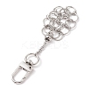 304 Stainless Steel Empty Stone Holder Chain Pouch Pendant Decorations HJEW-JM01884-01-4