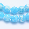 Synthetic Imperial Jasper Beads Strands G-F531-8mm-H05-3
