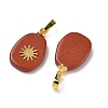 Natural Mixed Stone Pendants G-K385-20G-3