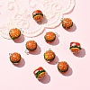10Pcs Opaque Resin Pendants CRES-YW0002-54-2