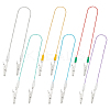 6Pcs 6 Colors Stainless Steel Dental Lab Bib Clip AJEW-BC0008-84-1