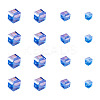 Electroplate Glass Beads Strands EGLA-TA0001-03C-2