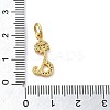 Brass Micro Pave Cubic Zirconia Pendants KK-M273-01G-D-3