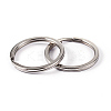Tarnish Resistant 304 Stainless Steel Split Key Rings LS-STAS-G130-41P-2