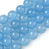 Dyed Natural Malaysia Jade Beads Strands G-G021-01D-09-1