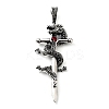 Tibetan Style Alloy Big Pendants TIBE-L012-002AS-1