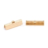304 Stainless Steel Ribbon Crimp Ends LS-STAS-P249-29B-G-2