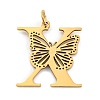 Ion Plating(IP) 201 Stainless Steel Pendants STAS-N103-184G-X-1