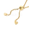 8Pcs 2 Style Adjustable 304 Stainless Steel Slider Bracelet Making AJEW-PH0011-83-4