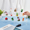 3-Tier Transparent Acrylic Minifigures Display Risers ODIS-WH0002-61B-5