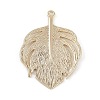 Brass Pendants KK-Z075-18G-1