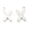 201 Stainless Steel Charms X-STAS-C021-06P-X-2