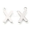 Non-Tarnish 201 Stainless Steel Charms X-STAS-C021-06P-X-2