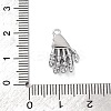 Brass Micro Pave Cubic Zirconia Pendants KK-D288-05P-3