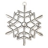 Tibetan Style Alloy Snowflake Big Pendants TIBEP-5252-AS-LF-1
