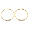 PVD Vacuum Plating 202 Stainless Steel Hoop Earrings EJEW-H003-44G-05-1