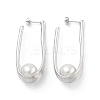 304 Stainless Steel Stud Earrings EJEW-K281-17P-1