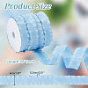 24.5~25 Yards Polyester Ruffled Ribbon SRIB-AR0001-11B-2