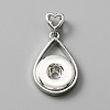 Alloy Hang Snap Base Pendants FIND-WH0145-78-1
