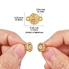 8 Sets 2 Colors Alloy Magnetic Clasps FIND-FS0003-55-4