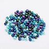 6mm Multicolor Pearlized Glass Pearl Beads for Jewelry Making HY-PH0006-6mm-11-2