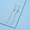 Rack Plating Eco-Friendly Brass Chain Bracelet Making KK-CJ0001-27-7