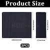 2Pcs Imitation Leather Car Door Handle Protective Cover AJEW-CL0002-56C-2