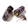 Natural Amethyst Dropper Perfume Bottles DJEW-H010-03G-01-2