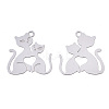Tarnish Resistant 304 Stainless Steel Filigree Pendants LS-STAS-S118-006P-2