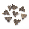 Alloy Rhinestone Connector Settings LS-EA10684Y-AB-2