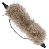 Faux Fur PU Leather Chain Belts AJEW-WH20072-55A-01-7
