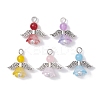 Natural Dyed Malaysia Jade Pendants PALLOY-JF02661-02-1