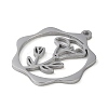 Non-Tarnish 304 Stainless Steel Pendants STAS-P338-01F-P-2