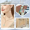 40Pcs 4 Colors Rainbow Iridescent Plating Acrylic Pendants MACR-CJ0001-59-8