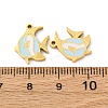 304 Stainless Steel Enamel Charms STAS-U060-02G-03-3