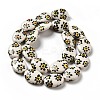 Handmade Printed Porcelain Beads PORC-F005-01D-5
