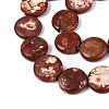 Dyed Natural Fire Crackle Agate Beads Strands G-T144-57A-01-3