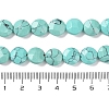 Synthetic Turquoise Beads Strands G-K357-B07-01-5