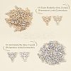 32Pcs 2 Colors Alloy Crystal Rhinestone Links/Connectors ALRI-FH0001-03-3