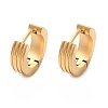 304 Stainless Steel Polishing Effect Hoop Earrings EJEW-M001-40C-G-4