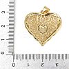 Brass Micro Pave Cubic Zirconia Pendants KK-S526-18G-4