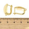 Brass Hoop Earrings Findings KK-B089-38G-3