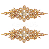Rhinestone Flower Appliques DIY-WH0504-99B-1