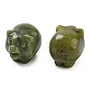 Natural Southern Jade Carved Figurines DJEW-L023-C07-1