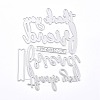 Carbon Steel Cutting Dies Stencils LS-DIY-I083-06P-1