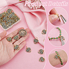 60Pcs Tibetan Style Alloy Pendants FIND-PH0024-06-3