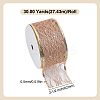 Polyester Glitter Lace Trim OCOR-WH0109-007-2