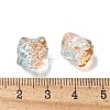 Baking Paint Transparent Glass Beads GLAA-C035-01B-3